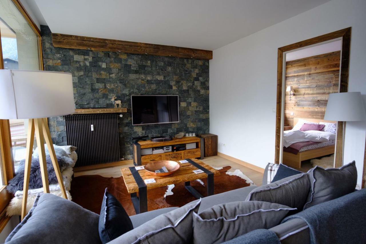 Apartament Apartament z widokiem na Mt Blanc Chamonix Zewnętrze zdjęcie